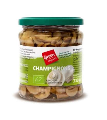 Ciuperci Champiognons Bio Green Organics 330 g