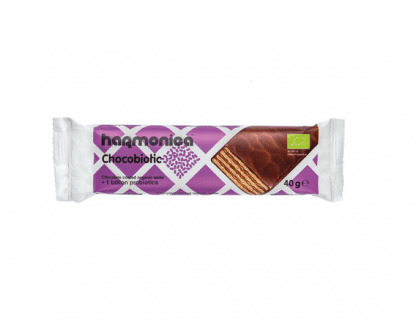 Bio Napolitana Invelita in Ciocolata Chocobiotic Harmonica 40 g