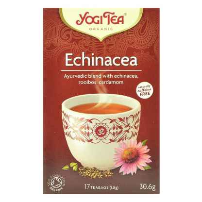 Bio Yogi Tea Echinacea Ceai ayurvedic cu Echinacea, Roiboos si Cardamon 30,6 g