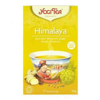 Bio Yogi Tea Himalaya Ceai ayurvedic cu Ghimbir, Fenicul si Scortisoara 34 g