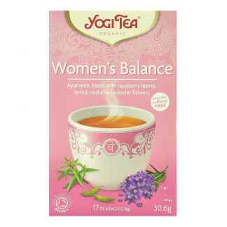 Ceai Echilibrant pentru Femei cu Frunze de Zmeur, Verbina si Levantica Bio Yogi Tea 30,6 g