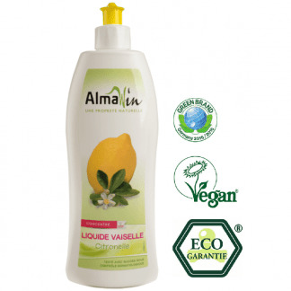 Detergent Lichid Vase Eco Lemongrass AlmaWin 500 ml