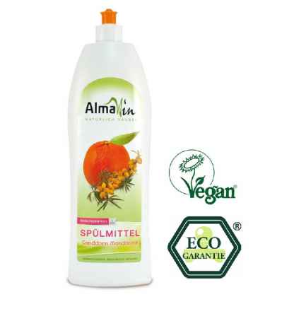 Detergent Lichid Vase Eco Mandarine si Catina AlmaWin 1 L