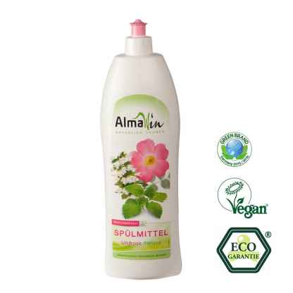 Detergent Eco de Vase cu Trandafir Salbatic si Roinita AlmaWin 1 L