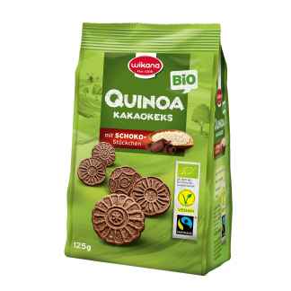 Biscuiti Bio cu Cacao si Quinoa Wikana 125 g