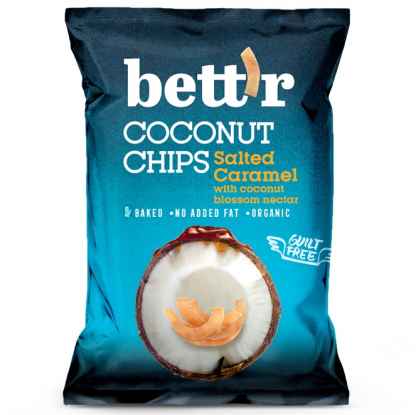 Bio Chips de Cocos cu Caramel Sarat Bett’r 70 g
