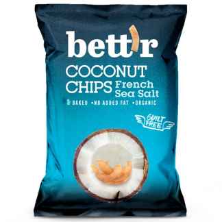 Bio Chips de Cocos cu Sare de Mare Franceza Bett’r 70 g
