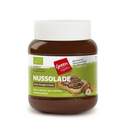 Bio Crema de Ciocolata Tartinabila cu Nuci Green Organics 400 g
