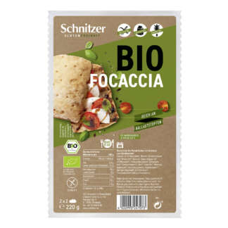 Focaccia Bio Fara Gluten Schnitzer 4 buc Schnitzer 220 g