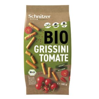Grisine cu Rosii Bio Fara Gluten Schnitzer 100 g