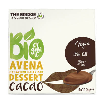 Bio Budinca de Ovaz cu Cacao The Bridge 4 x 110 g