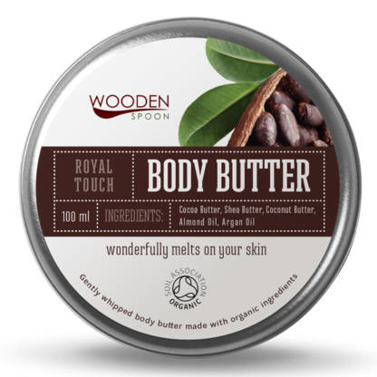 Bio Unt Pentru Corp cu Cacao Royal Touch Wooden Spoon 100 ml