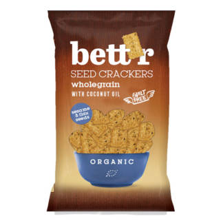 Bio Crackers Integrali cu Ulei de Cocos Bettr 150 g
