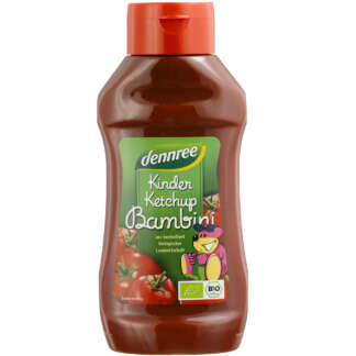 Ketchup Bio pentru Copii Indulcit cu Nectar de Agave Dennree 500 ml