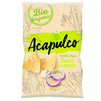 Bio Tortilla Chips Natur Acapulco 125 g