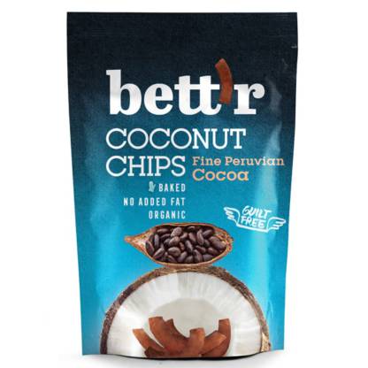 Bio Chips de Cocos cu Cacao Fine Peruvian Cocoa 70 g
