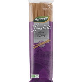 Spaghete Bio din Grau Dur Integral Dennree 500 g