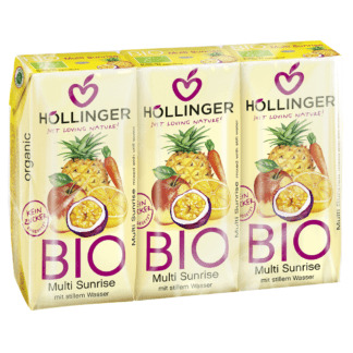 Bio Suc Multifruct Sunrise Hollinger 3 buc x 200 ml