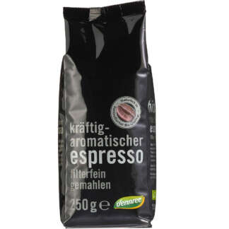 Cafea Bio Espresso Macinata Dennree 250 g