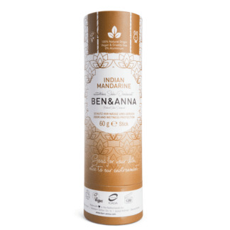 Deodorant Natural Vegan Stick Indian Mandarine Ben & Anna 60 g