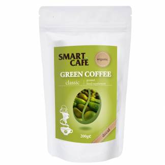 Cafea Verde Decofeinizata Macinata Bio Smart Coffee 200 g
