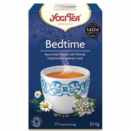 Ceai Ayurvedic Bedtime de Seara cu Fenicul,Musetel si Valeriana Yogi Tea 30,6 g