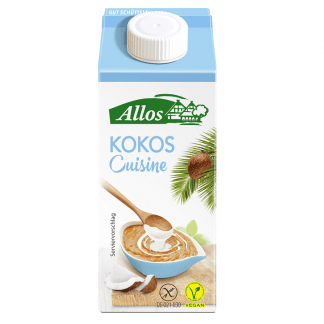 Bio Crema de Cocos pentru Gatit Vegan Fara Gluten Allos 200 ml