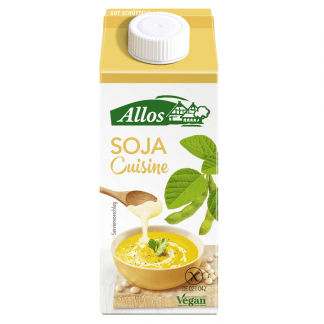Bio Crema de Soia pentru Gatit Vegan Fara Gluten Allos 200 ml