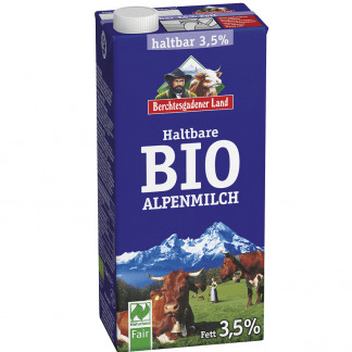 Bio Lapte de Vaca din Alpi Uht 3,5 % Berchtesgadener Land 1 l