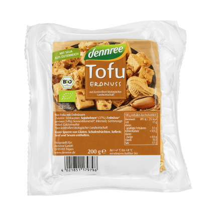 Bio Tofu cu Alune Dennree 200 g