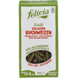 Paste Fusilli din Hrisca Bio Fara Gluten Felicia 250 g