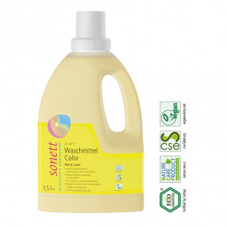 Detergent Lichid Eco Pentru Rufe Colorate Sonett 1,5 l