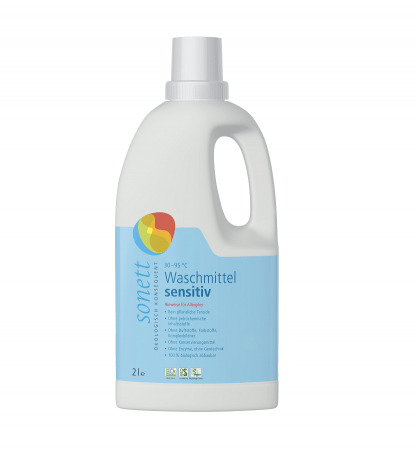 Eco Detergent Pentru Rufe Albe si Colorate Sensitiv Sonett 2 l