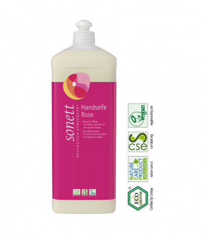 Eco Sapun lichid-Gel de Dus Trandafiri Sonett 1 l