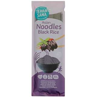 Paste Bio Noodles din Orez Negru Fara Gluten Terrasana 250 g