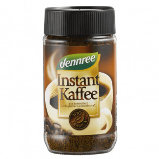 Bio Cafea Instant 100 % Arabica Dennree 100 g