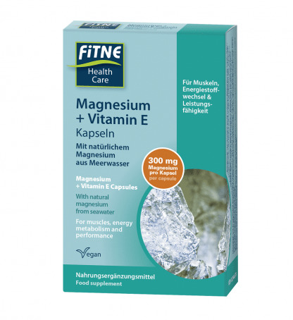 Capsule cu Magneziu si Vitamina E Bio Vegan Fitne 60 buc