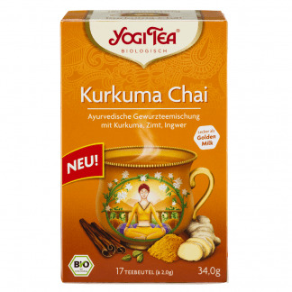 Bio Ceai Ayurvedic cu Curcuma (Turmeric) Yogi Tea 34 g
