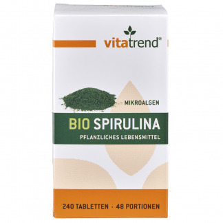 Tablete cu Spirulina Bio VitaTrend 240 buc