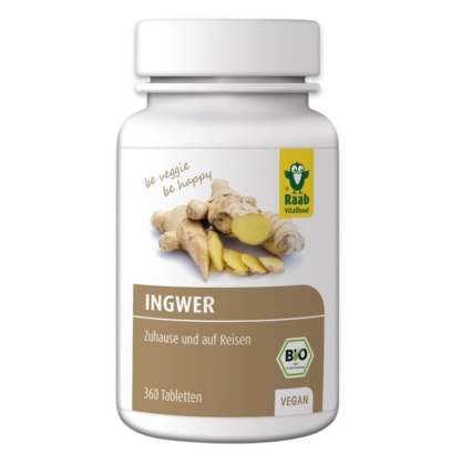 Bio Tablete de Ghimbir Vegan Vitalfood 250 mg