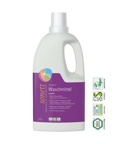 Eco Detergent Lichid pentru Rufe Albe si Colorate cu Lavanda Sonett 2 l