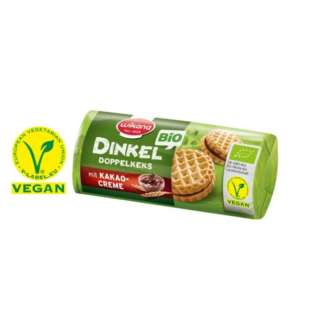 Bio Biscuiti din Spelta cu Crema de Cacao Vegan Wikana 90 g