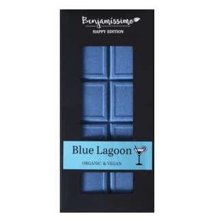 Bio Ciocolata Vegana cu Spirulina Blue Lagoon Benjamissimo Happy Edition 60 g