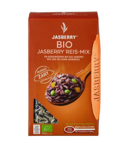 Bio Mix de Orez Integral Bogat in Antioxidanti Jasberry 500 g