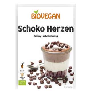 Bio Inimioare Decorative din Ciocolata Fara Gluten Biovegan 35 g