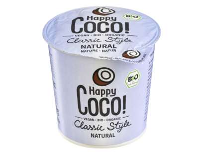 Bio Iaurt Natural de Cocos Vegan Happy Coco 400 g