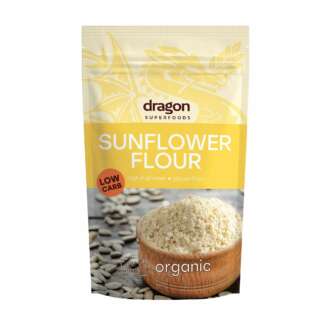 Bio Faina din Seminte de Floarea Soarelui Fara Gluten Dragon Superfoods 200 g