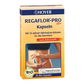 Bio Probiotic Regaflor-Pro 15+ Capsule Vegan Fara Gluten Hoyer 30 buc