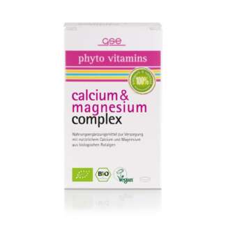 Bio Magneziu & Calciu Complex Vegan GSE 60 Pastile 42 g