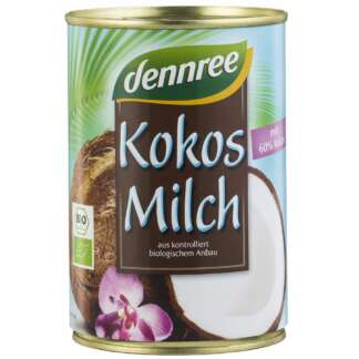 Bio Lapte de Cocos 60% Dennree 400 ml
